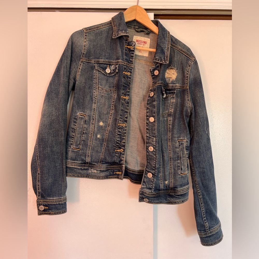 Target Distressed Denim Jacket